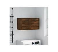Vidaxl Armoire Murale Chêne Marron 60x36,5x35 Cm Bois D'ingénierie Multicolore
