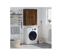 Vidaxl Armoire Murale Chêne Marron 69,5x34x90 Cm Bois D'ingénierie Multicolore