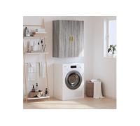 Wandkast 69,5x34x90 cm grijs sonoma eikenkleurig828410