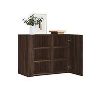 vidaXL Wandkast 75x35x60 cm bewerkt hout bruin eikenkleurig848429 Marron G