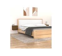 Vidaxl Armoires Murales 2pcs Marron Miel 31,5x30x30 Cm Bois Pin Massif Multicolore