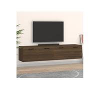 Vidaxl Armoires Murales 2pcs Chêne Brun 60x36,5x35cm Bois D'ingénierie Multicolore