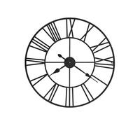 vidaXL Horloge Murale Vintage avec Mouvement à Quartz Métal Pendule de Salon 50644