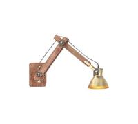 Vidaxl Lampe Murale Style Industriel Laiton Rond E27