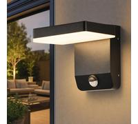 Wandlampe Extérieure LED V-Tac, Détecteur de Mouvement, Noire, IP65