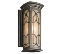 Wandleuchte Aluminium IP44 Rustique Extérieur Edelstahl Odette Maison Porte