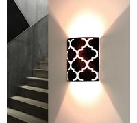 Wandleuchte Applique Murale Intérieur Haut Bas E14 H:25cm Petit Rétro Indirect