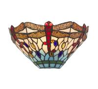 Wandleuchte Applique Murale Tiffany Style B : 30,5 CM Vitrail Art Nouveau E14