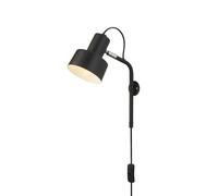 Wandleuchte Applique Prise Interrupteur E14 Métal Réglable Lampe de Lecture Lit