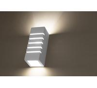 Wandleuchte E27 Gips Blanc Moderne Intemporel Intérieur Couloir Escalier Lampe