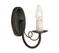 Wandleuchte Elstead Lighting En Acier Noir 1-ampoule E14 B 8,5 cm Flurleuchte
