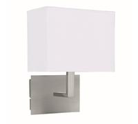 Wandleuchte en Acier Inoxydable Argent Bauhaus E27 Applique Murale Intérieur A