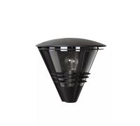 Wandleuchte Extérieur Noir IP44 Balcon Jardin Hauteur: 25 CM E27 Lampe