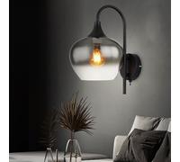 Globo Lighting Maxy applique murale 1x40 W noir-fumé 15548W