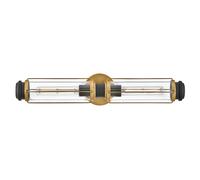 Wandleuchte Lampe Salle de Bain IP44 E27 B : 61 CM En Laiton Antique Noir