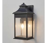 Wandleuchte Marron Métal IP44 Carré Mur Extérieur Vintage Grand Maisie Lanterne