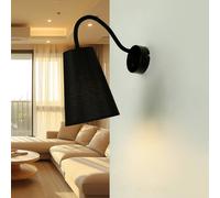 Wandleuchte Noir Souple Réglable Interrupteur Moderne Banta Lampe de Lecture Mur