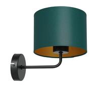 Wandleuchte Pétrole Or Tissu B : 18 CM E27 Blendarm Wohnlich Murale Salon