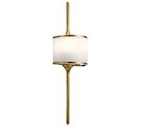Wandleuchte pour Salle de Bain En Laiton Blanc IP44 B : 17cm Art Lampe pour Arya