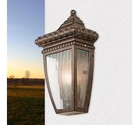 Wandleuchte Verre Métal IP44 En Bronze Vintage Design Extérieur Maison Terrasse