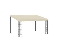 Wandprieel 3x4 m stof crÃmekleurig47988