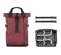 WANDRD PRVKE Photo Bundle Sac à dos V4 - Rhone Burgundy - 21L | ✅ Livraison gratuite à partir de 100 €