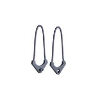 WANDRD Worryless™ Tirettes de fermeture éclair verrouillables - Sécurisez vos essentiels de voyage - Verrous de fermeture éclair pour équipement de voyage (bleu égéen)