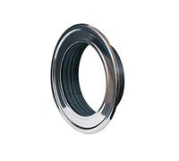 Rosace murale Bride murale rosace Ø 100 mm 10 cm RMN Chromé Inoxydable Bride en aluminium Flex Tuyau thermique moflex Tuyau flexible en aluminium Flex Métal Bride inox La Chaleur