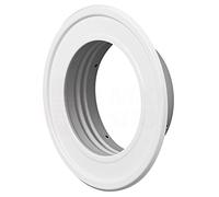 Wandrosette weiß pulverbeschichtet Ø 160 mm Thermoflex (MKKRM160) ALU Flexroh...