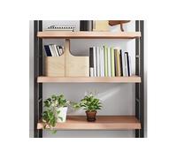 Wandschap 100x40x(2-6)cm behandeld massief eikenhout lichtbruin363685