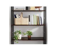 Vidaxl Étagère Murale Marron Foncé 100x40x2cm Bois Chêne Massif Traité Gris