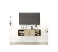 Vidaxl Etagère Murale Chêne Sonoma 102x30x29 Cm Aggloméré Multicolore