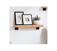 vidaXL Wandschap 40x10x4 cm behandeld massief eikenhout lichtbruin363621 Marron G