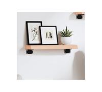 Wandschap 40x10x4 cm onbehandeld massief eikenhout363501