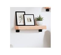 Wandschap 40x10x6 cm onbehandeld massief eikenhout363502