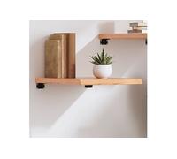 Wandschap 40x60x(2-4) cm behandeld massief eikenhout lichtbruin363636