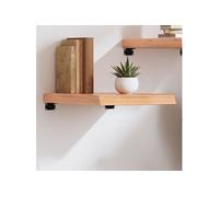 Wandschap 40x60x(2-6) cm behandeld massief eikenhout lichtbruin363637