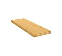vidaXL Étagère murale 60x20x2,5 cm – Bambou, tablette flottante, multicolore