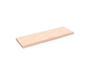 Wandschap 60x20x2 cm onbehandeld massief eikenhout363521