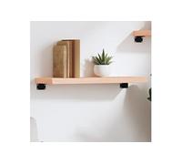 Wandschap 60x20x4 cm onbehandeld massief eikenhout363522