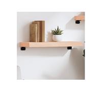 vidaXL Wandschap 60x20x6 cm onbehandeld massief eikenhout363523 Marron G