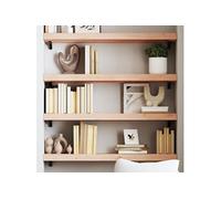 Wandschap 80x30x(2-6) cm onbehandeld massief eikenhout363544