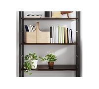 vidaXL Wandschap 80x60x2 cm behandeld massief eikenhout donkerbruin363791 Marron G