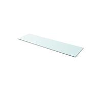 Wandschap transparant 110x30 cm glas243851