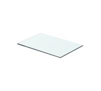 Wandschap transparant 40x20 cm glas243814