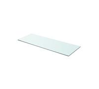 Wandschap transparant 80x30 cm glas243836