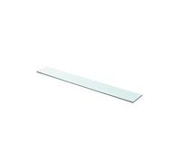 Wandschap transparant 90x12 cm glas243837