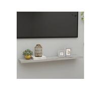 vidaXL Wandschap zwevend 120x23,5x3,8 cm MDF betongrijs326606 Gris G
