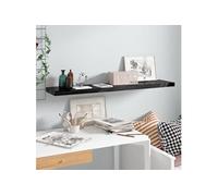 Wandschap zwevend 120x23,5x3,8 cm MDF hoogglans zwart323778
