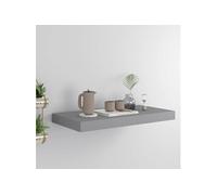 2x Etagères Murales Flottantes Noir 50x23,5x3,8 cm MDF Suspendues Salon vidaXL